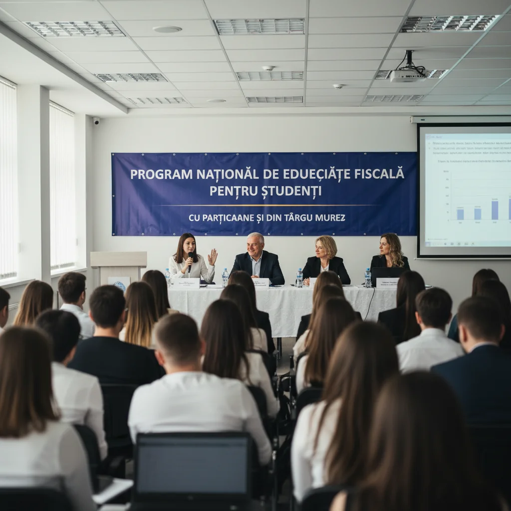 Program național de educație fiscală pentru studenți, cu participare și din Târgu Mureș