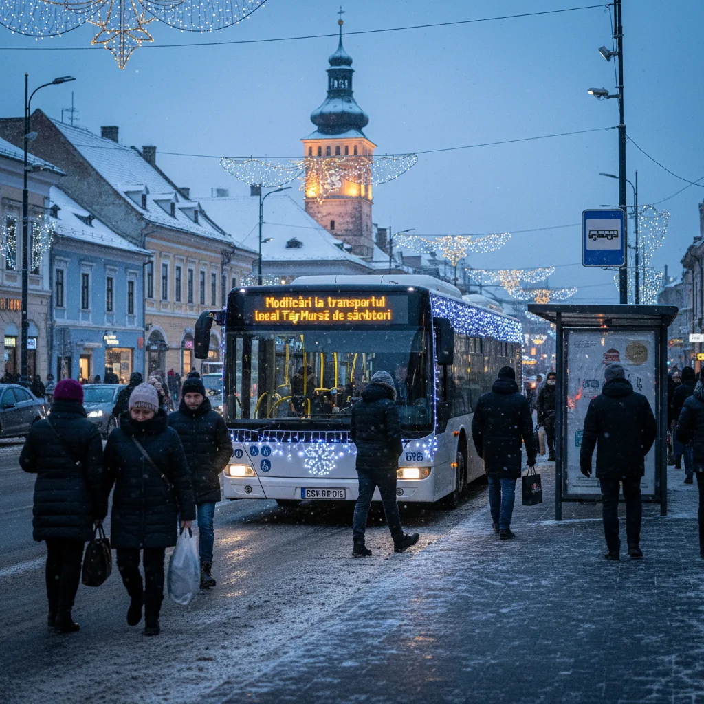 Program special la transportul local din Târgu Mureș de sărbători