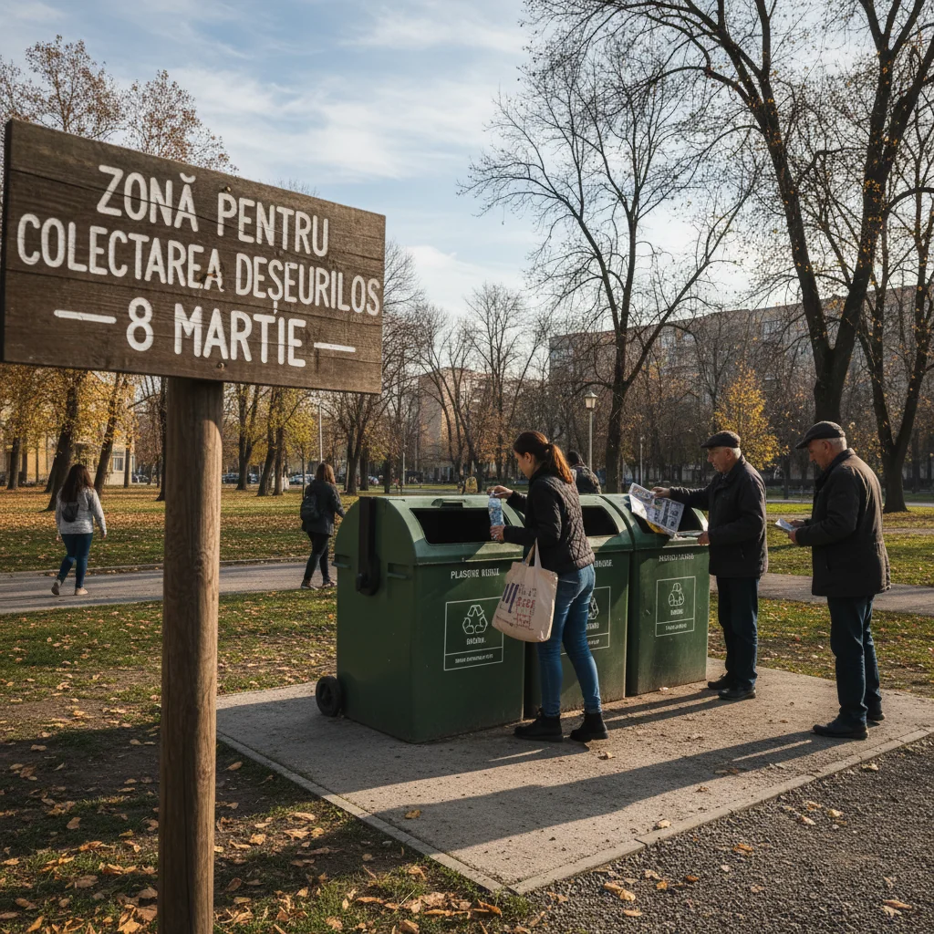 Programul de colectare a deșeurilor din Târgu Mureș include noi zone pe 8 Martie 2026