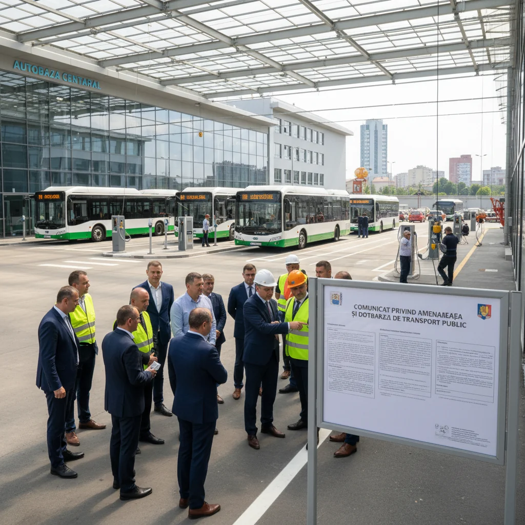 Proiect de amenajare a autobazei pentru reluarea transportului public la Târgu Mureș