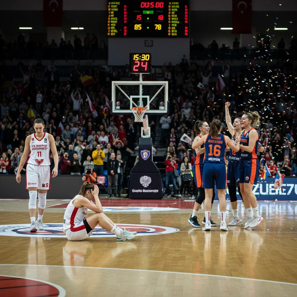 Rapid învinsă de Mersin în EuroCup