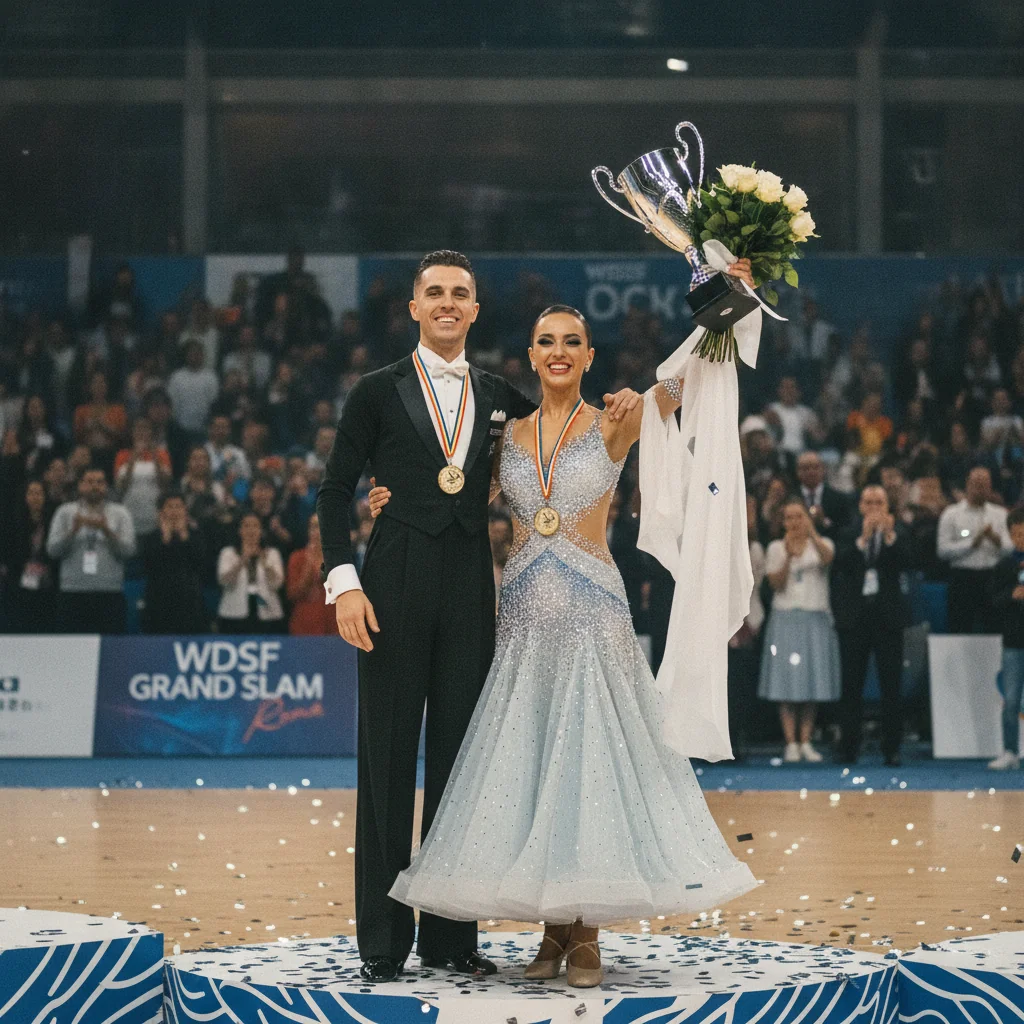 Rareș Cojoc și Andreea Matei au câștigat WDSF Grand Slam Roma