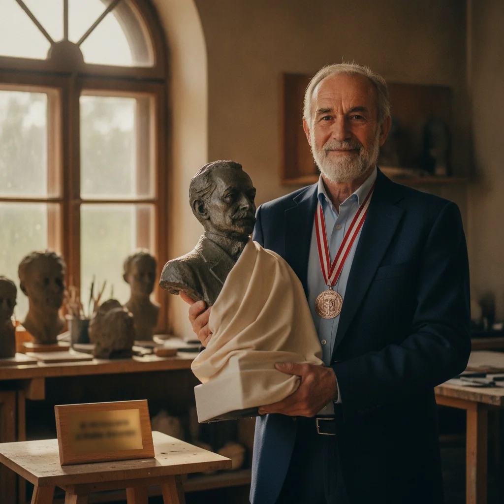 Sculptorul Bocskay Vince a primit premiul „Orbán Balázs” pentru contribuția sa la memoria regiunii