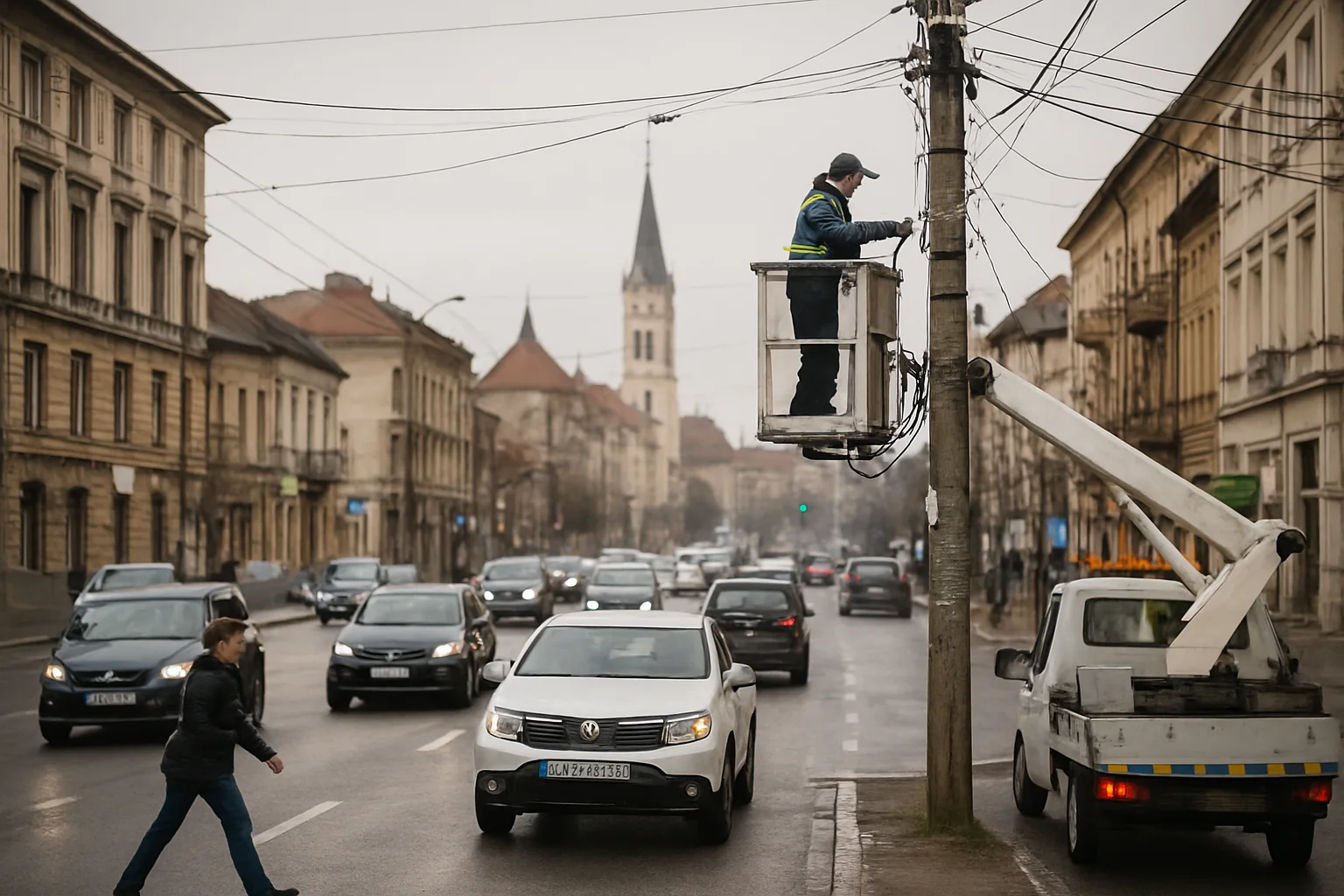 Servicii publice și trafic rutier în Târgu Mureș, 22 februarie 2026