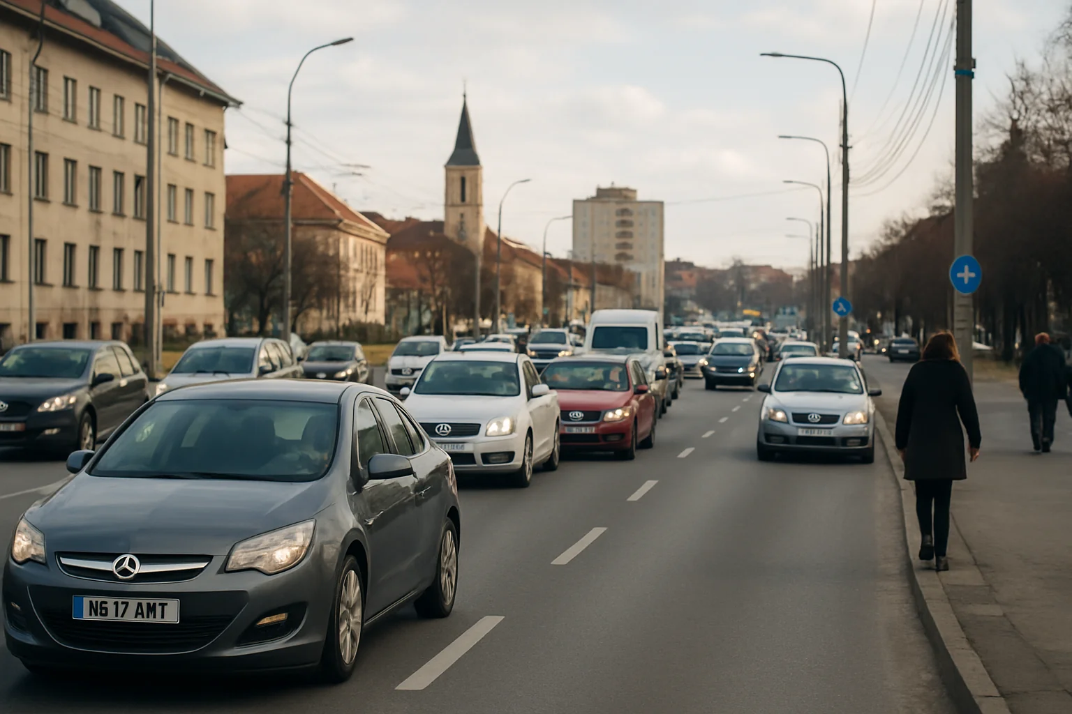 Situatia traficului rutier în Târgu Mureș la data de 30 martie 2026