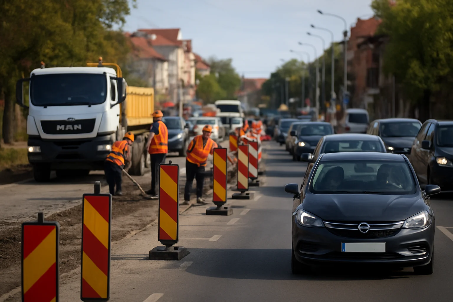 Situația traficului și lucrările de reabilitare în Târgu Mureș – 4 mai 2026