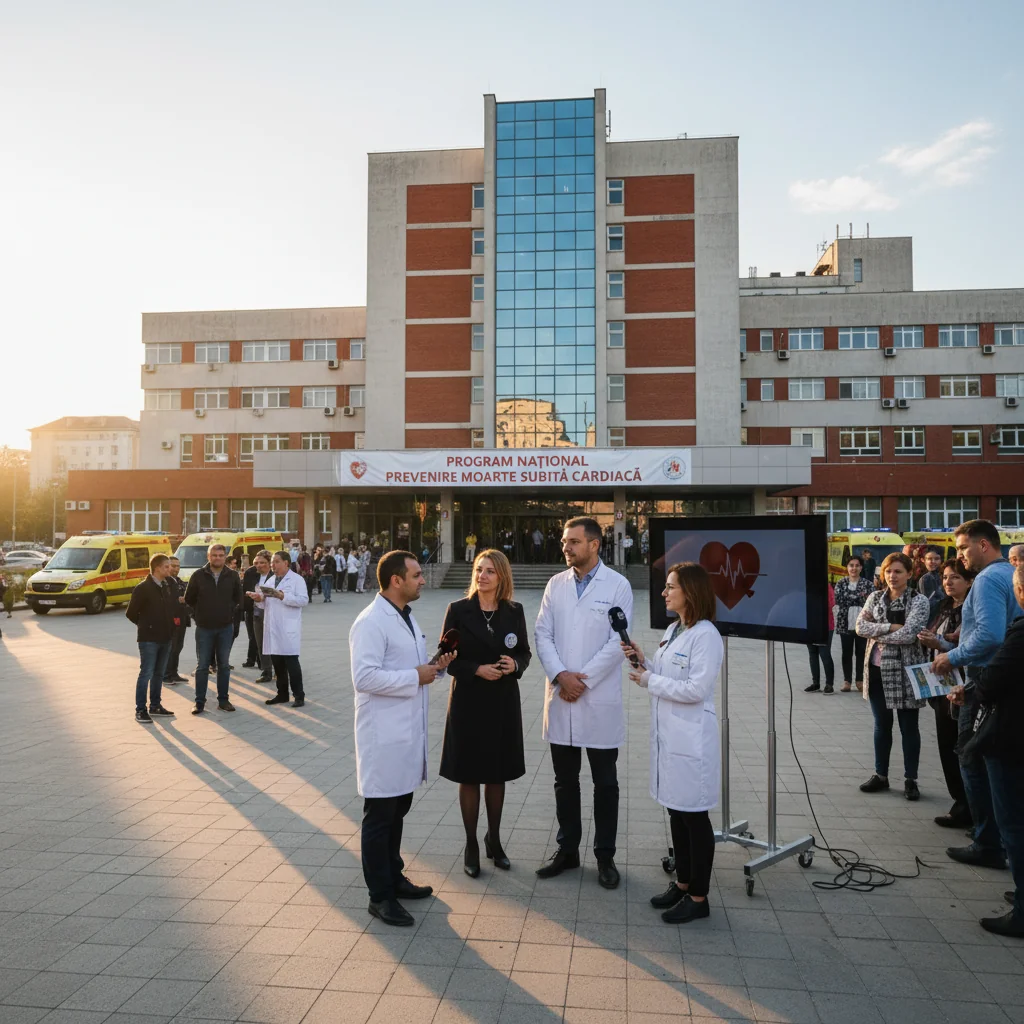 Spitalul Clinic Județean de Urgență Târgu Mureș intră în rețeaua națională pentru prevenirea morții subite cardiace