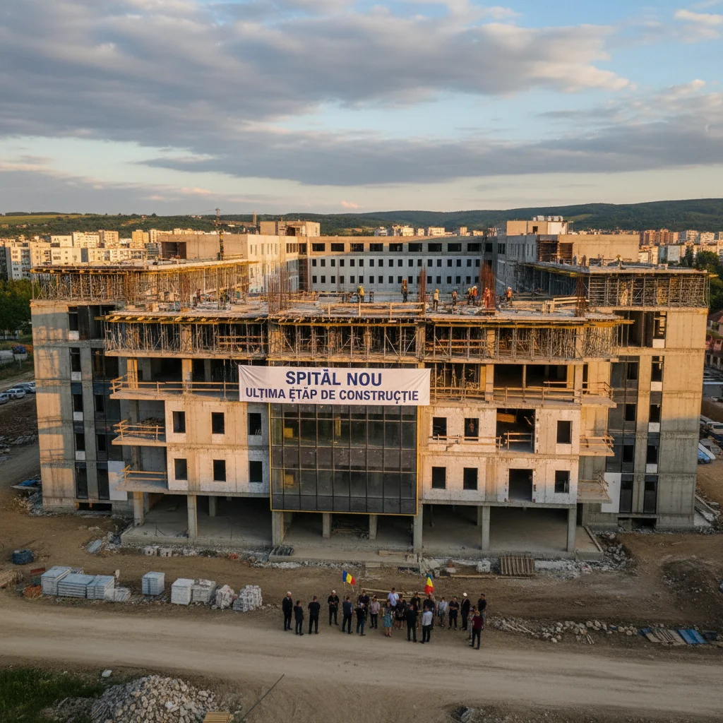 Spitalul mult așteptat din Târgu Mureș intră în ultima fază a construcției