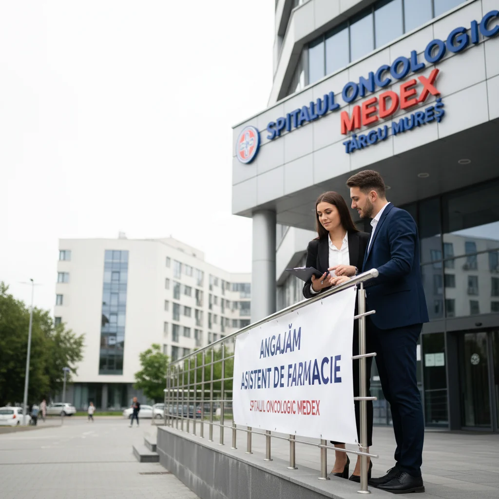 Spitalul Oncologic Medex din Târgu Mureș anunță recrutare pentru post de asistent de farmacie