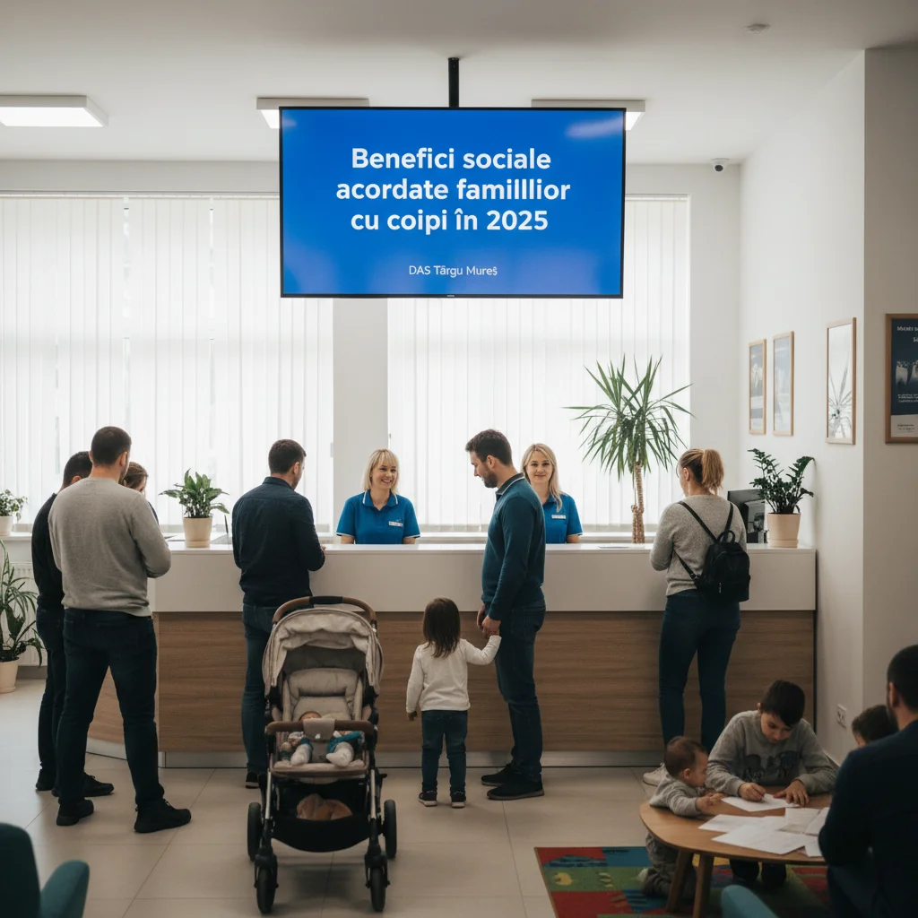 Sprijin social pentru familiile cu copii în Târgu Mureș în 2025: bilanțul dosarelor procesate