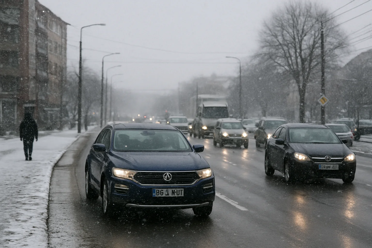 Starea actuală a traficului și condițiile meteo în Târgu Mureș – 4 ianuarie 2026