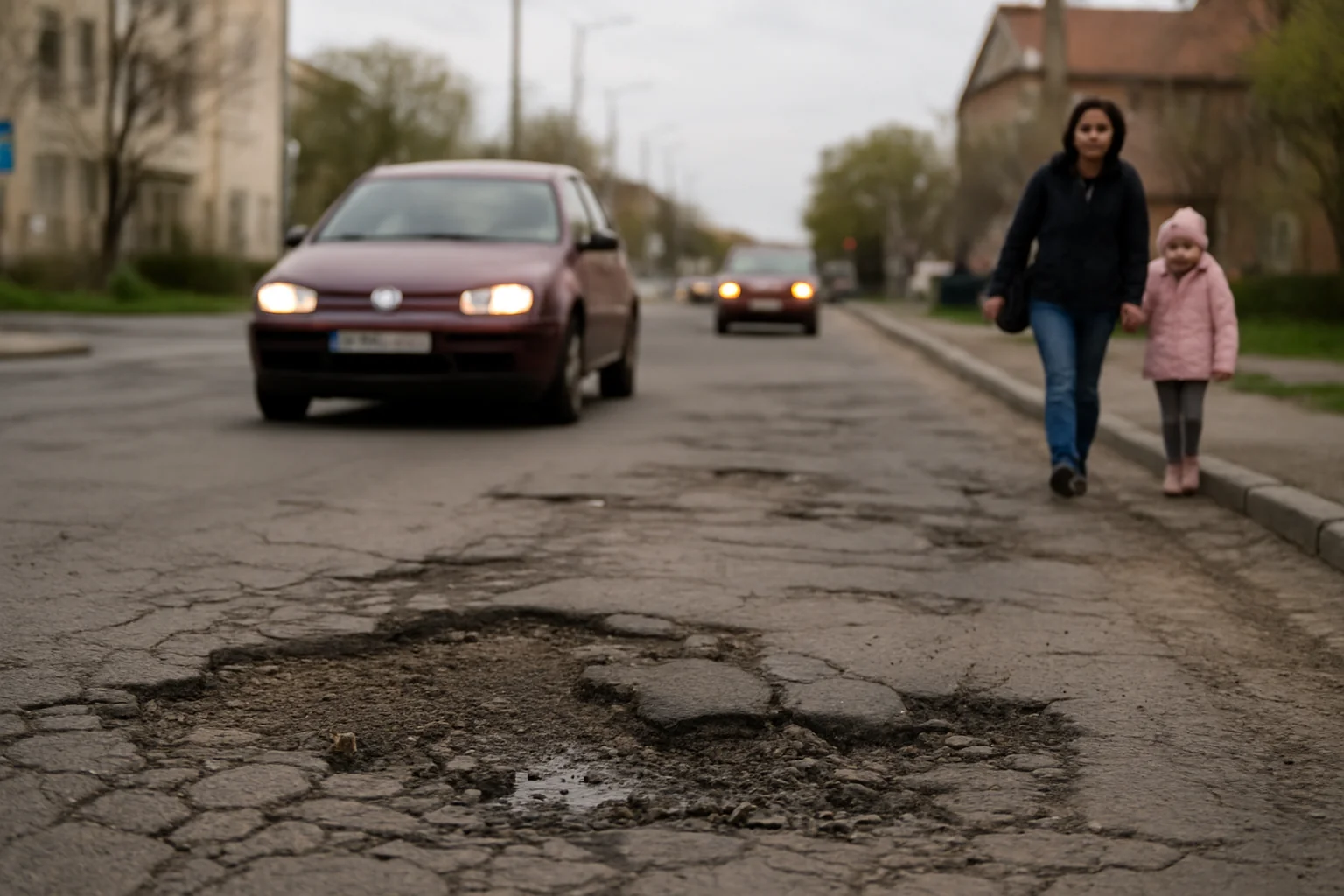 Starea infrastructurii rutiere din Târgu Mureș în aprilie 2026