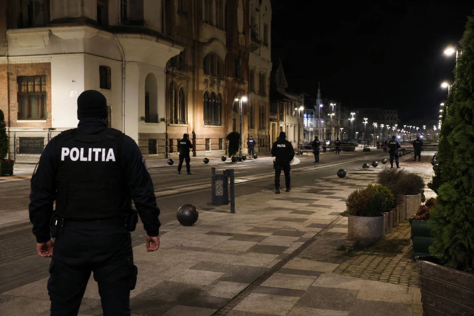Conflict prevenit în centrul Târgu Mureșului: 23 de amenzi, dosar de lovire