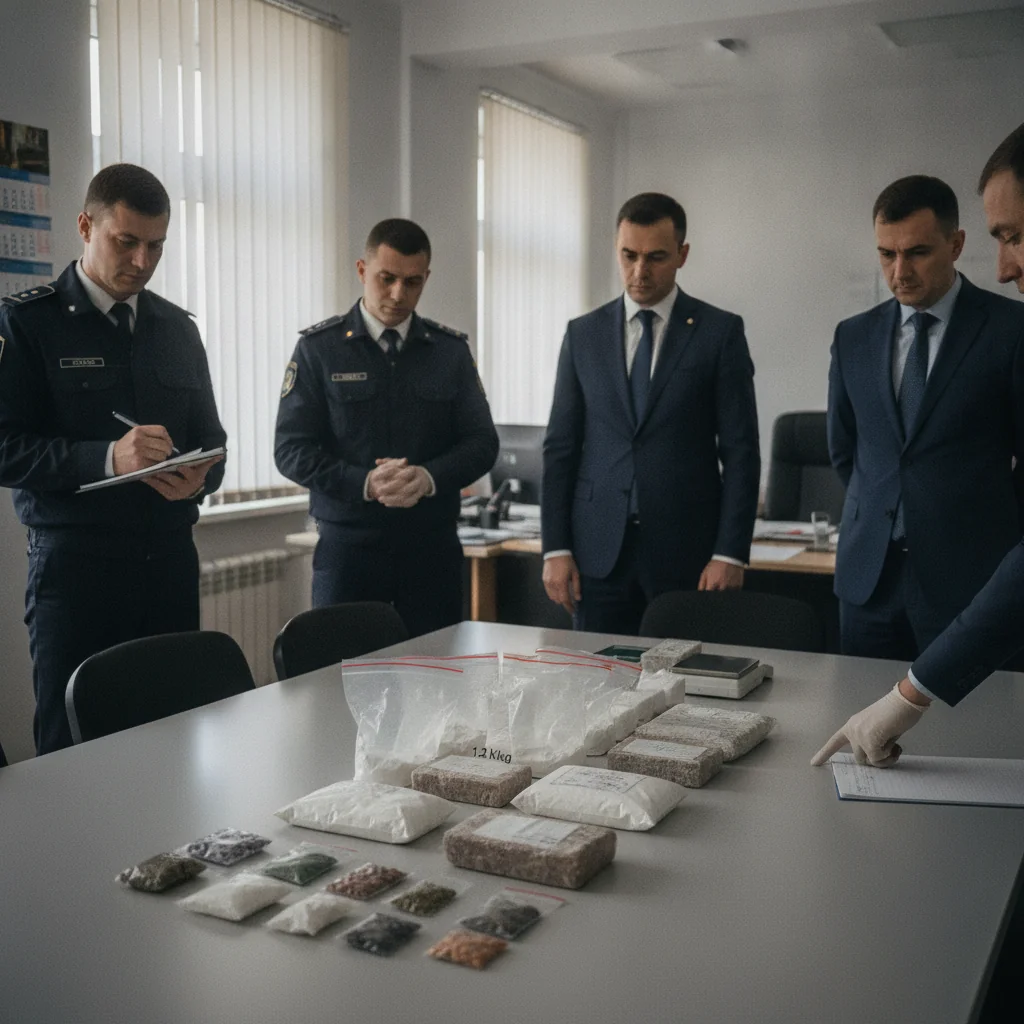 Târgu Mureș: doi tineri reținuți după o captură de peste 1,2 kg de canabis