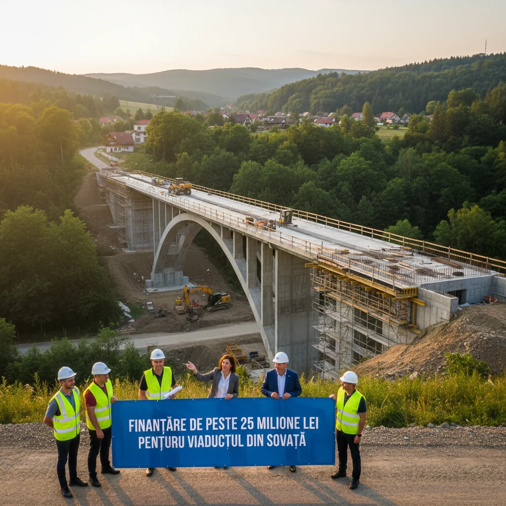 Târgu Mureș: finanțare de peste 25 milioane lei pentru viaductul din Sovata, viitor traseu pietonal panoramic