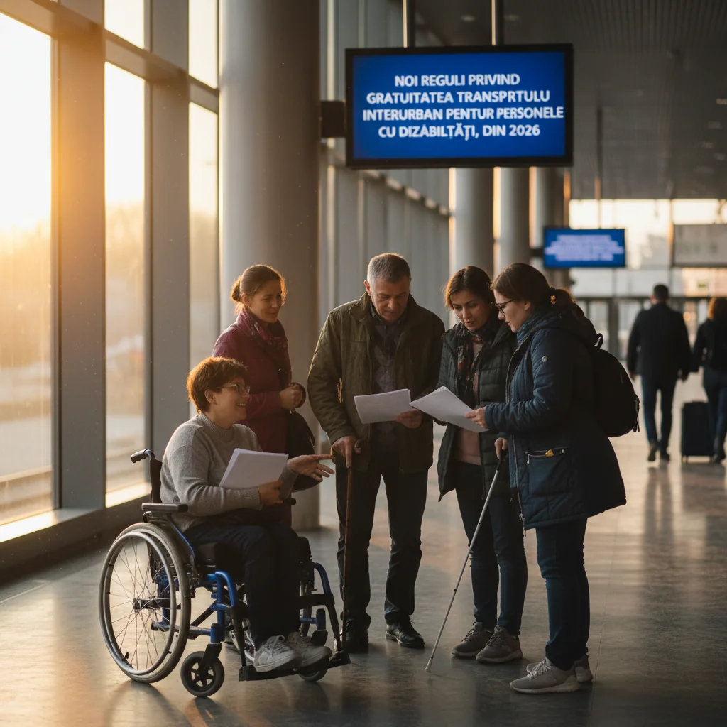 Târgu Mureș: reguli actualizate pentru transportul interurban gratuit al persoanelor cu dizabilități, aplicabile din 2026