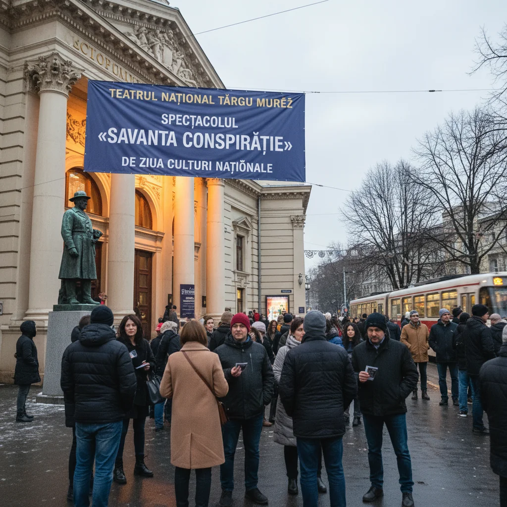 Teatrul Național Târgu Mureș marchează Ziua Culturii Naționale cu spectacolul „Savanta conspirație”