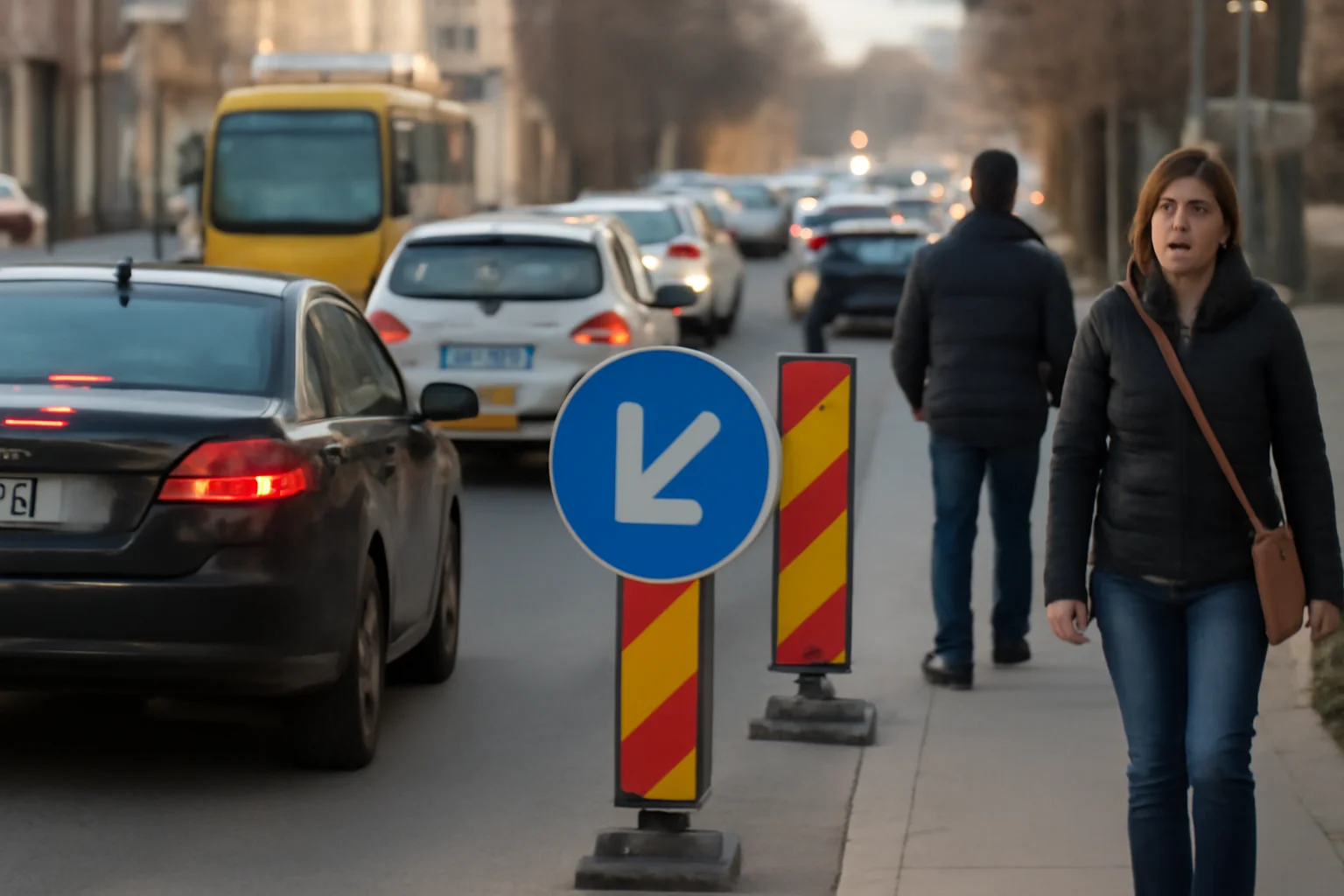 Trafic reconfigurat temporar în Târgu Mureș pe străzile Libertății și Iuliu Maniu