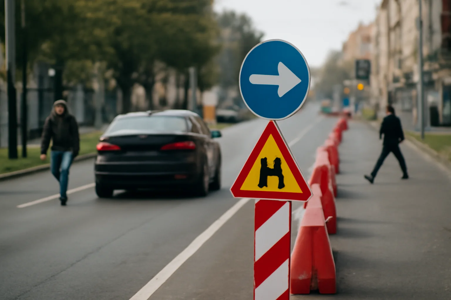Trafic reorganizat temporar în Târgu Mureș: variantă pilot în zona străzii Libertății