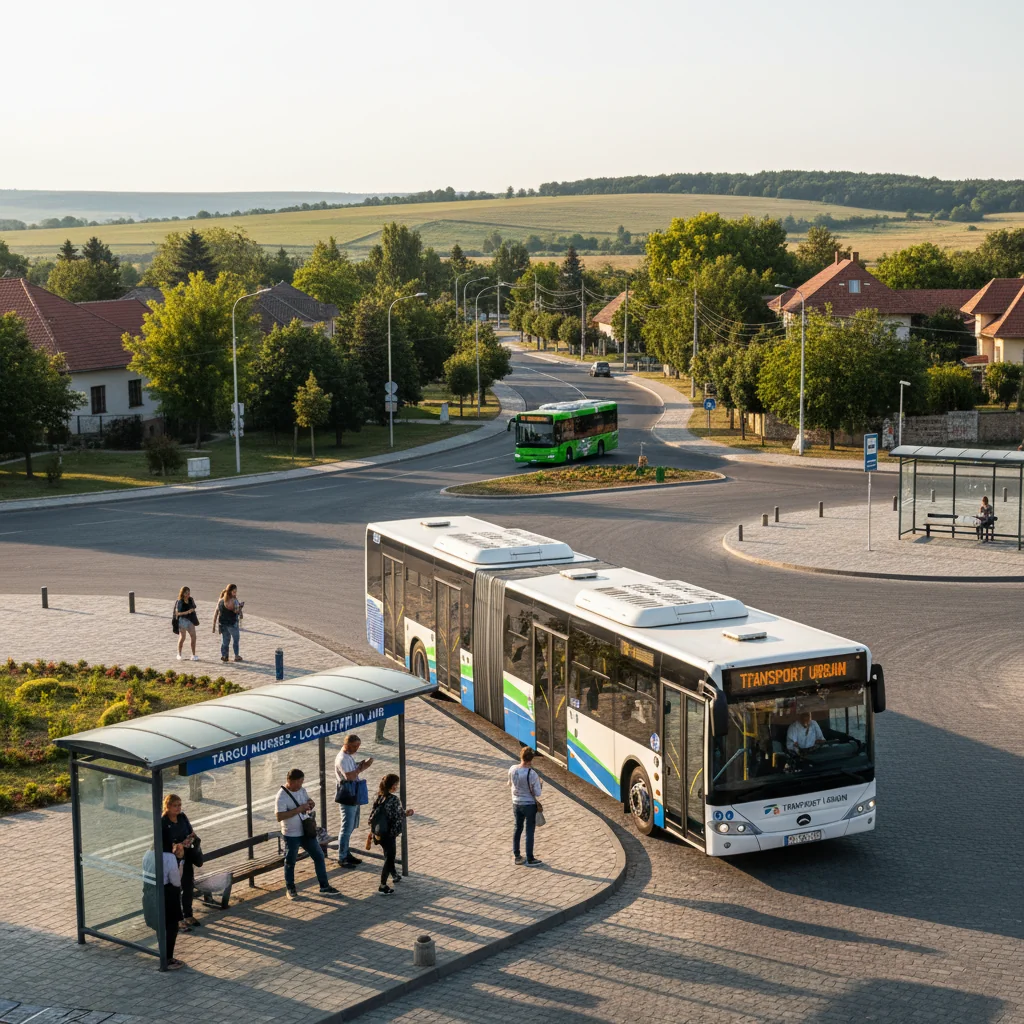 Transportul public din Târgu Mureș, extins spre localitățile din jur de la 1 ianuarie 2026