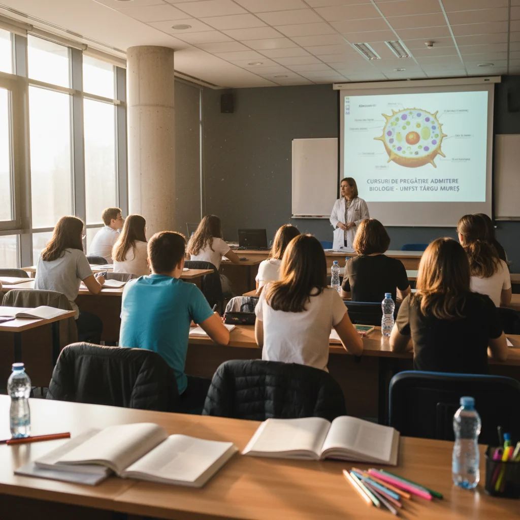 UMFST Târgu Mureș anunță cursuri de pregătire la Biologie pentru admiterea din 2026