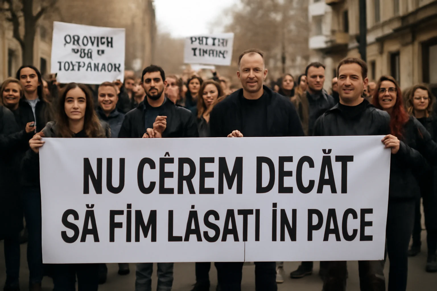 Vrem doar să fim lăsați în pace