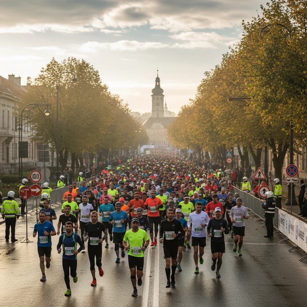 VW Mureș Half Marathon: 2000 de alergători și restricții de trafic
