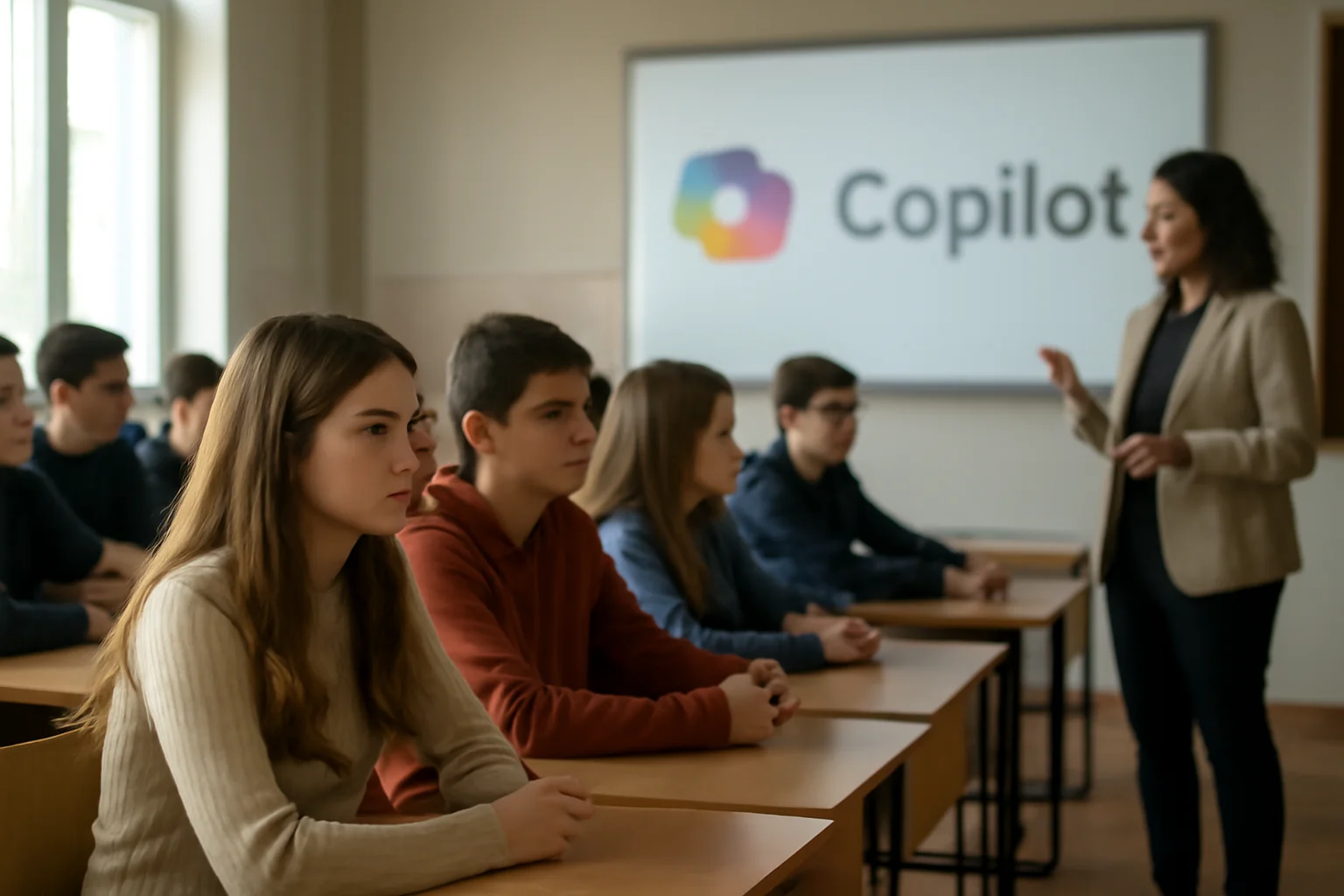 Workshopuri despre Microsoft Copilot Chat pentru elevi, organizate la Târgu Mureș și în județul Mureș