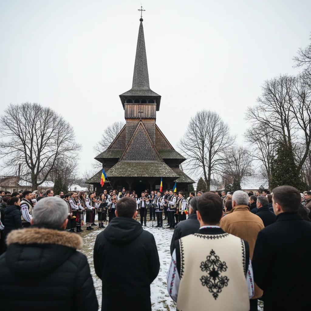 Ziua Culturii Naționale evocată la Târgu Mureș, la Biserica de lemn „Sf. Arhangheli Mihail”